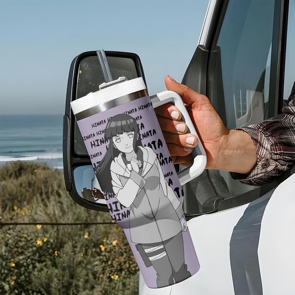 Hinata Hyuga Tumbler With Handle Style Manga TS04 Hinata Hyuga Tumbler With Handle Style Manga TS04