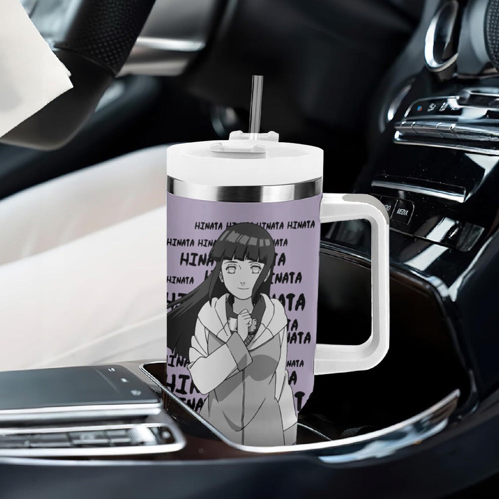 Hinata Hyuga Tumbler With Handle Style Manga TS04 Hinata Hyuga Tumbler With Handle Style Manga TS04
