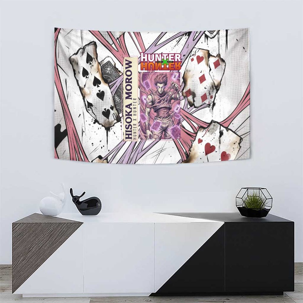 Hisoka Morow Playing Card Theme Tumbler With Handle with Magic Aura and Artistic Anime Illustration TS04