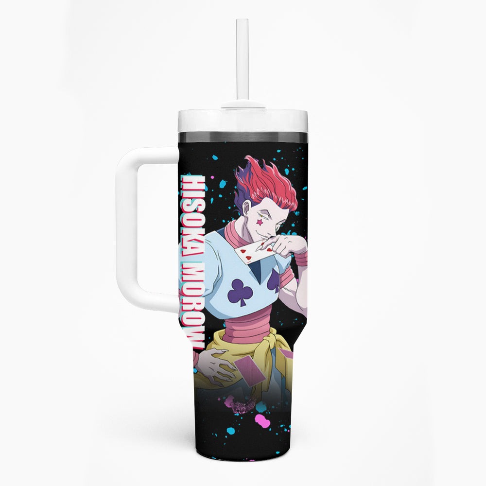 Hisoka Morow Tumbler With Handle Hunter X Hunter TS04 Hisoka Morow Tumbler With Handle Hunter X Hunter TS04