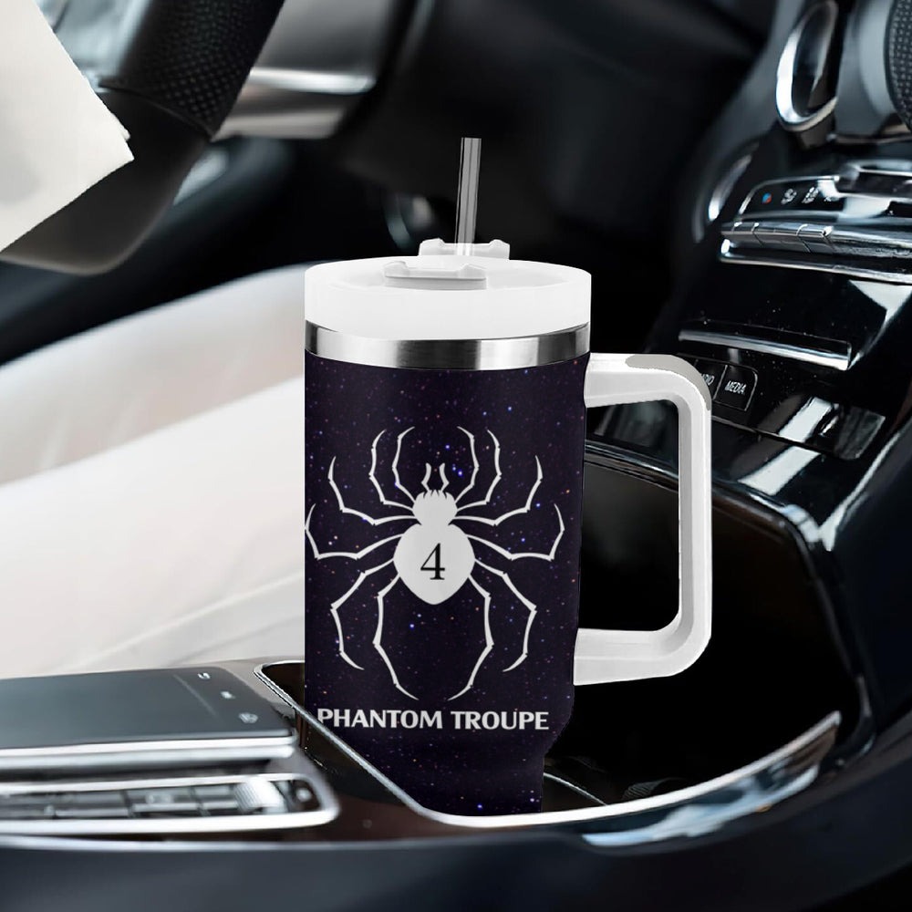 Hisoka Phantom Troupe - Anime Tumbler With Handle TS04 Hisoka Phantom Troupe - Anime Tumbler With Handle TS04