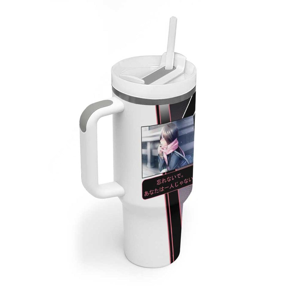 Hiyori Iki Tumbler With Handle Soft Sentimental Anime Style TS04