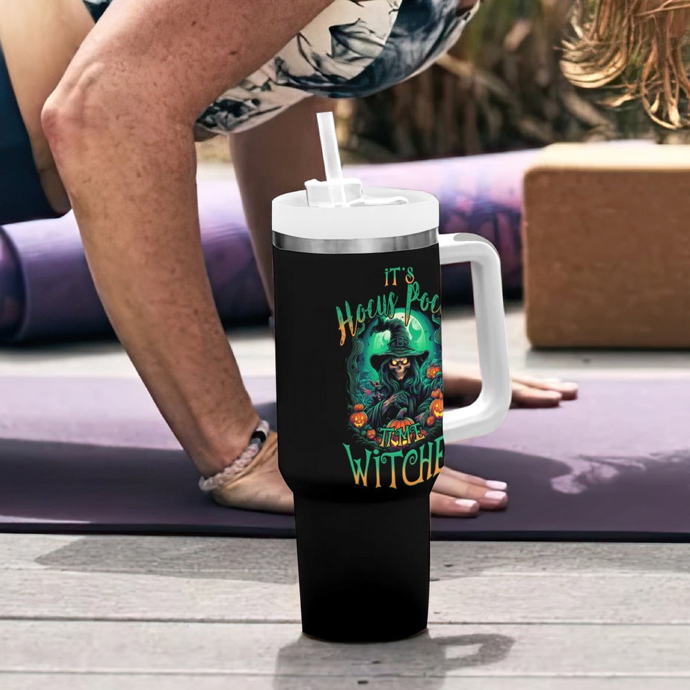 Hocus Pocus Halloween Tumbler With Handle TS04 Hocus Pocus Halloween Tumbler With Handle TS04