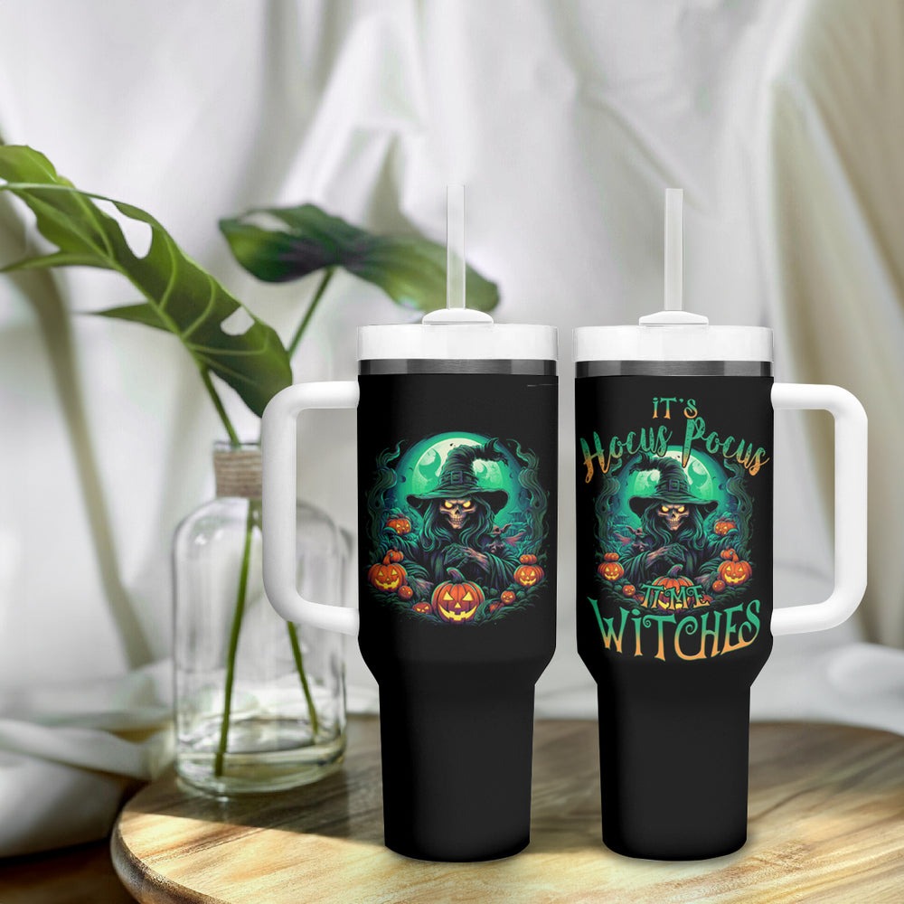 Hocus Pocus Halloween Tumbler With Handle TS04 Hocus Pocus Halloween Tumbler With Handle TS04