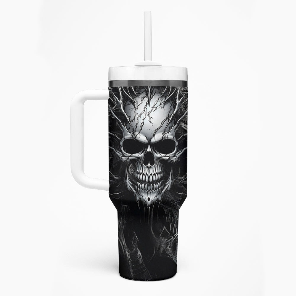 Horror Skull Tumbler With Handle If Karma Doesn't Hit You Trust me I Will TS04 Horror Skull Tumbler With Handle If Karma Doesn't Hit You Trust me I Will TS04