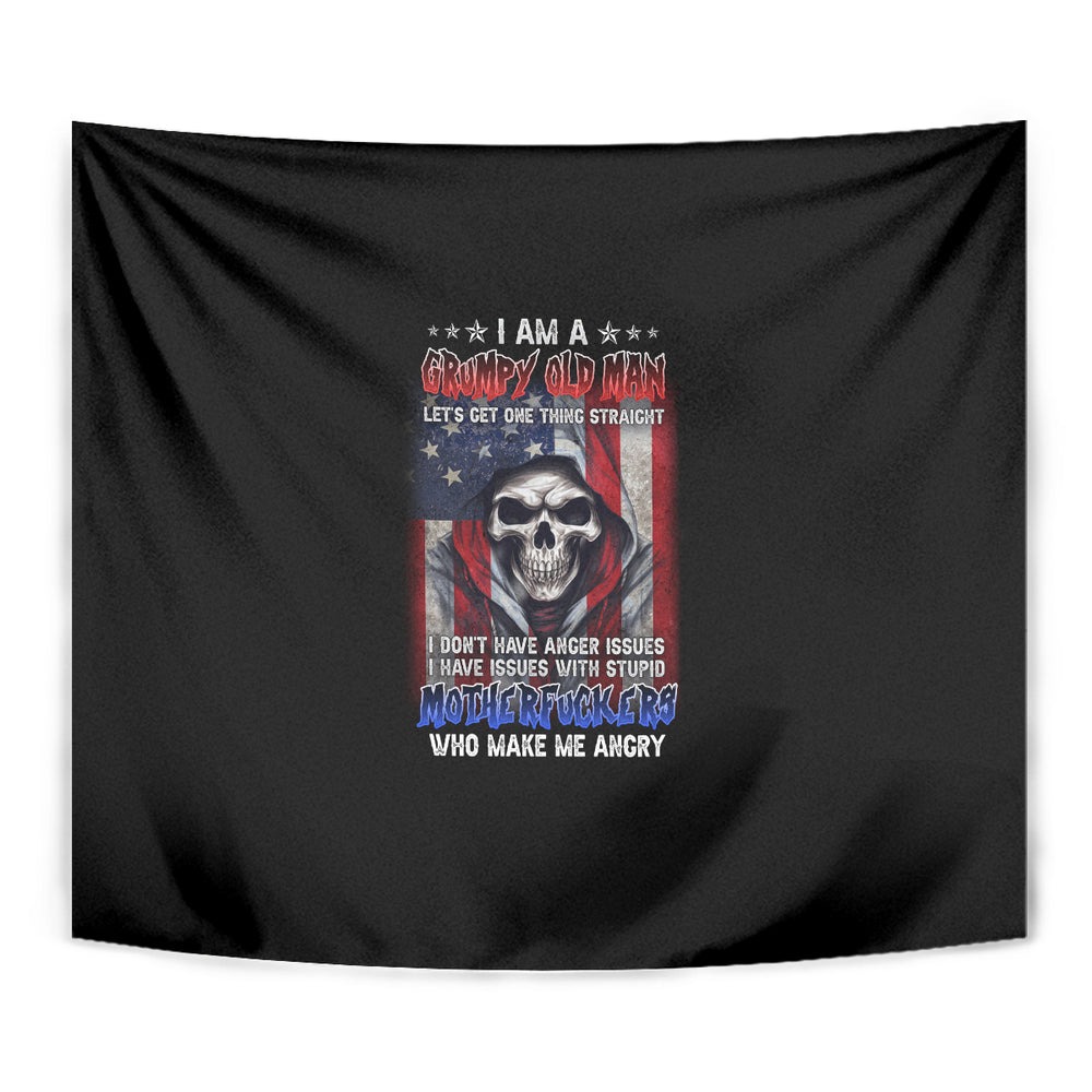 I Am A Grumpy Old Man Tapestry TS04