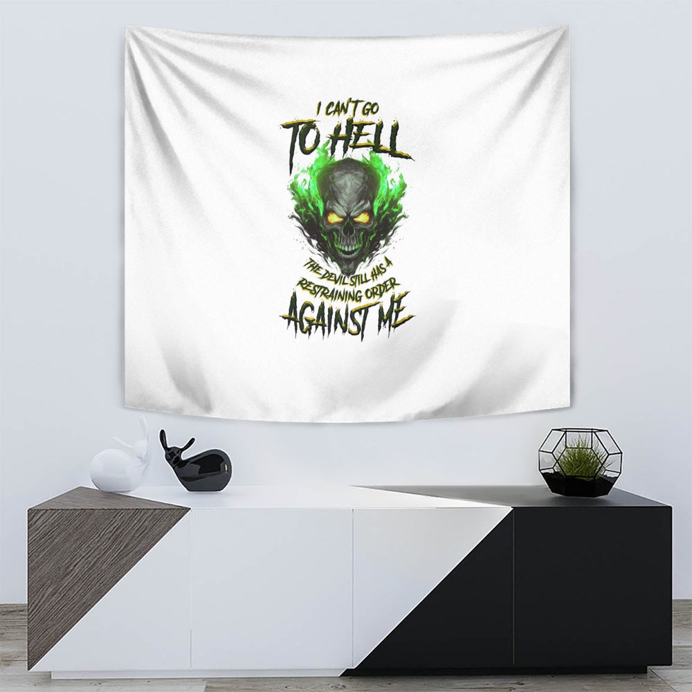 I Can't Go To Hell Fire Eyes Skull Tumbler With Handle TS04 I Can't Go To Hell Fire Eyes Skull Tumbler With Handle TS04