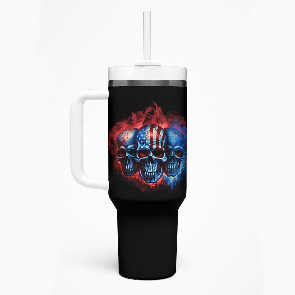 I Have 3 Sides 3 Skulls Tumbler With Handle TS04 I Have 3 Sides 3 Skulls Tumbler With Handle TS04