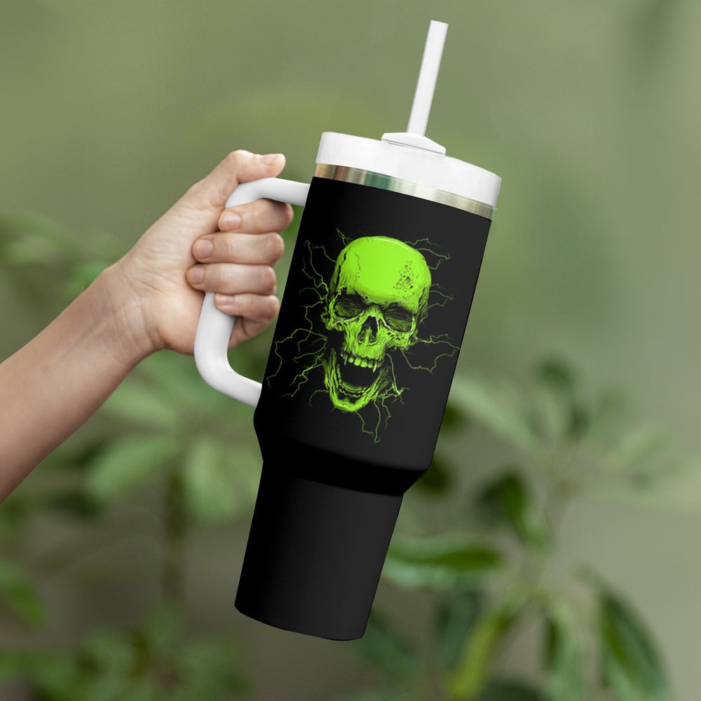 I'm A Nice Person Skull Tumbler With Handle TS04 I'm A Nice Person Skull Tumbler With Handle TS04