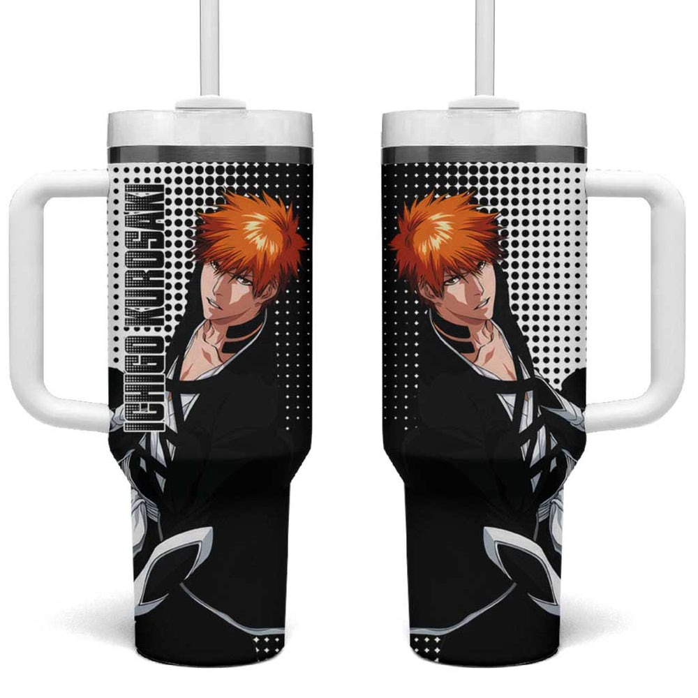 Ichigo - Bleach Tumbler With Handle Anime Mix Manga Style TS04 Ichigo - Bleach Tumbler With Handle Anime Mix Manga Style TS04