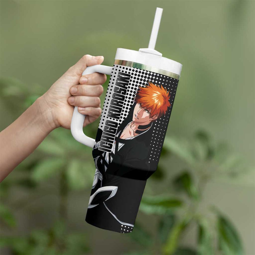 Ichigo - Bleach Tumbler With Handle Anime Mix Manga Style TS04 Ichigo - Bleach Tumbler With Handle Anime Mix Manga Style TS04