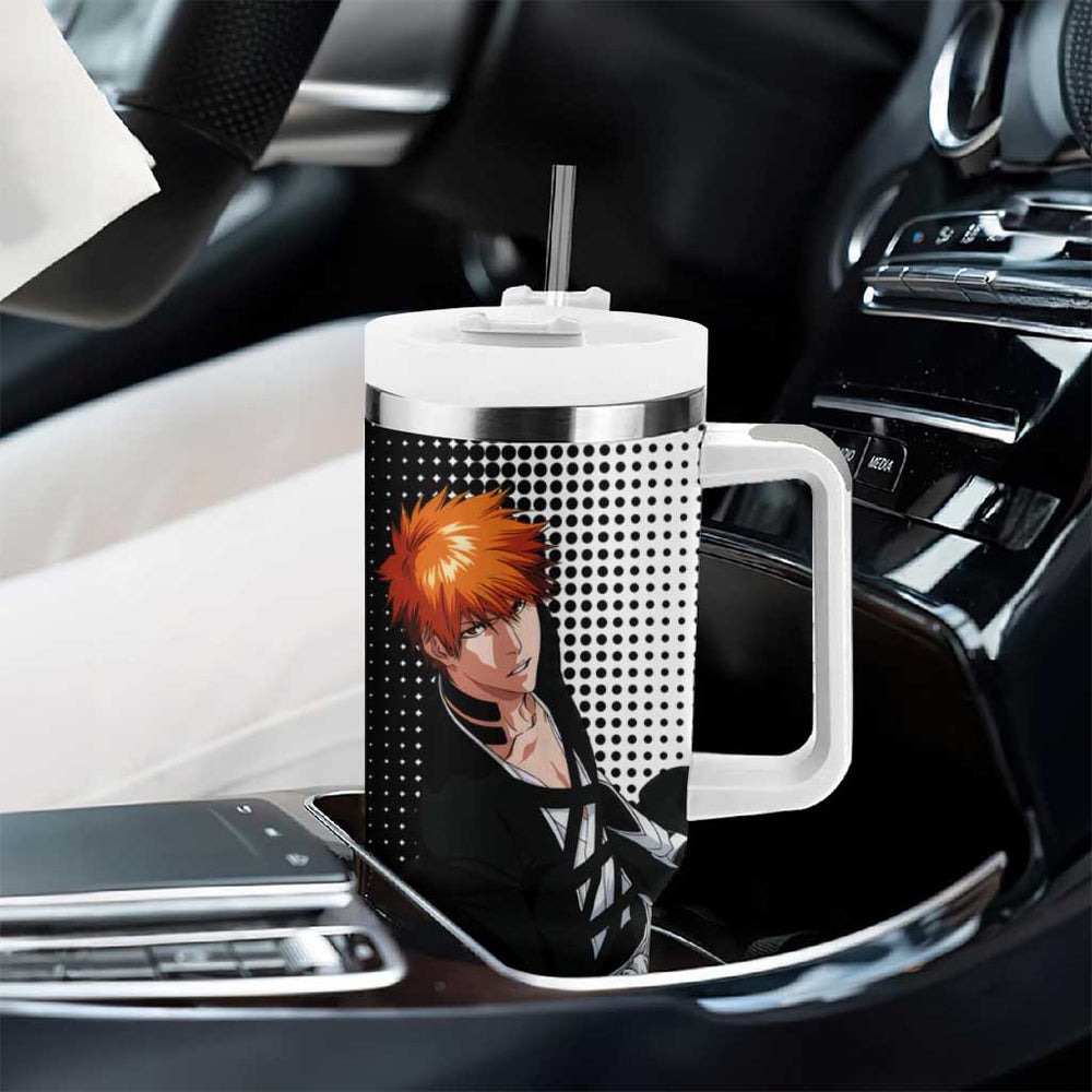 Ichigo - Bleach Tumbler With Handle Anime Mix Manga Style TS04 Ichigo - Bleach Tumbler With Handle Anime Mix Manga Style TS04