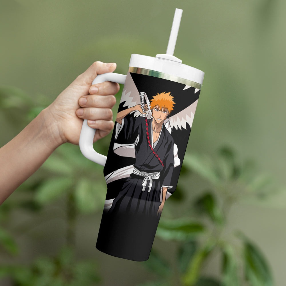 Ichigo Kurosaki - BL Jacket Style Tumbler With Handle TS04 Ichigo Kurosaki - BL Jacket Style Tumbler With Handle TS04