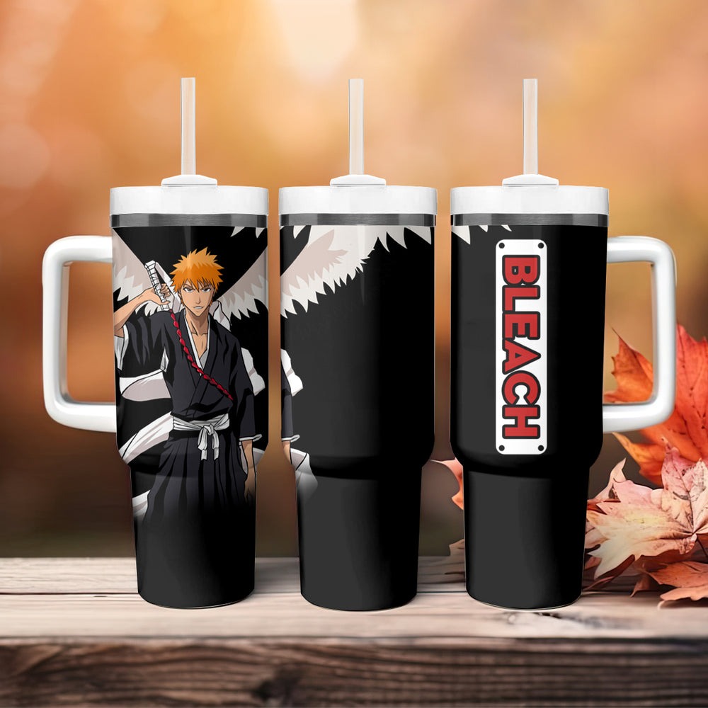 Ichigo Kurosaki - BL Jacket Style Tumbler With Handle TS04 Ichigo Kurosaki - BL Jacket Style Tumbler With Handle TS04