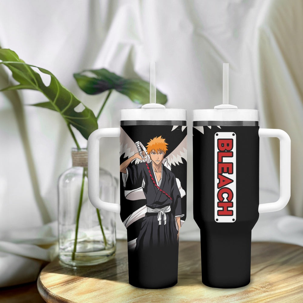Ichigo Kurosaki - BL Jacket Style Tumbler With Handle TS04 Ichigo Kurosaki - BL Jacket Style Tumbler With Handle TS04