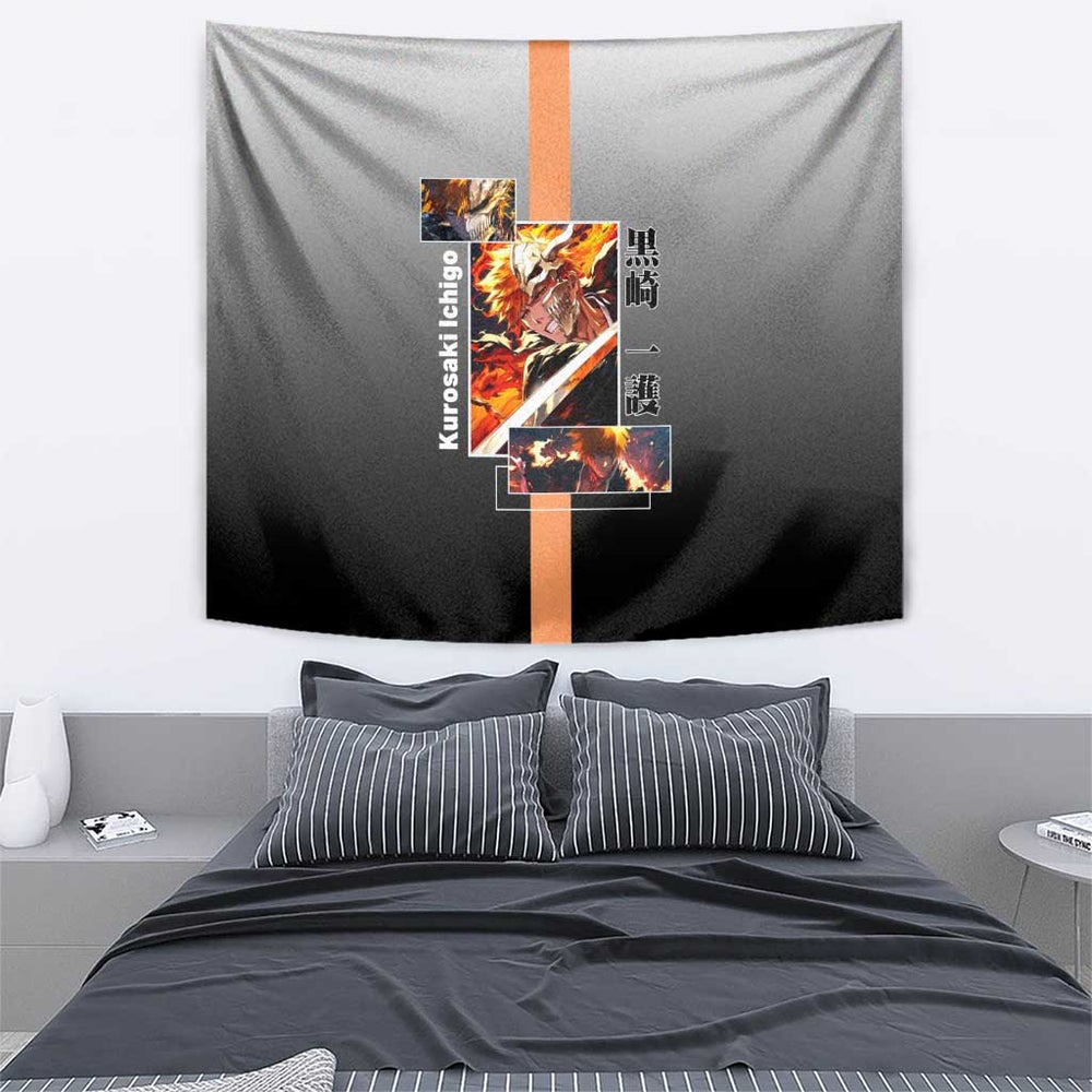 Ichigo Kurosaki Bleach Tumbler With Handle Fiery Anime Grunge Aesthetic TS04 Ichigo Kurosaki Bleach Tumbler With Handle Fiery Anime Grunge Aesthetic TS04
