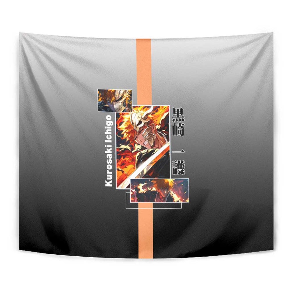Ichigo Kurosaki Bleach Tumbler With Handle Fiery Anime Grunge Aesthetic TS04 Ichigo Kurosaki Bleach Tumbler With Handle Fiery Anime Grunge Aesthetic TS04
