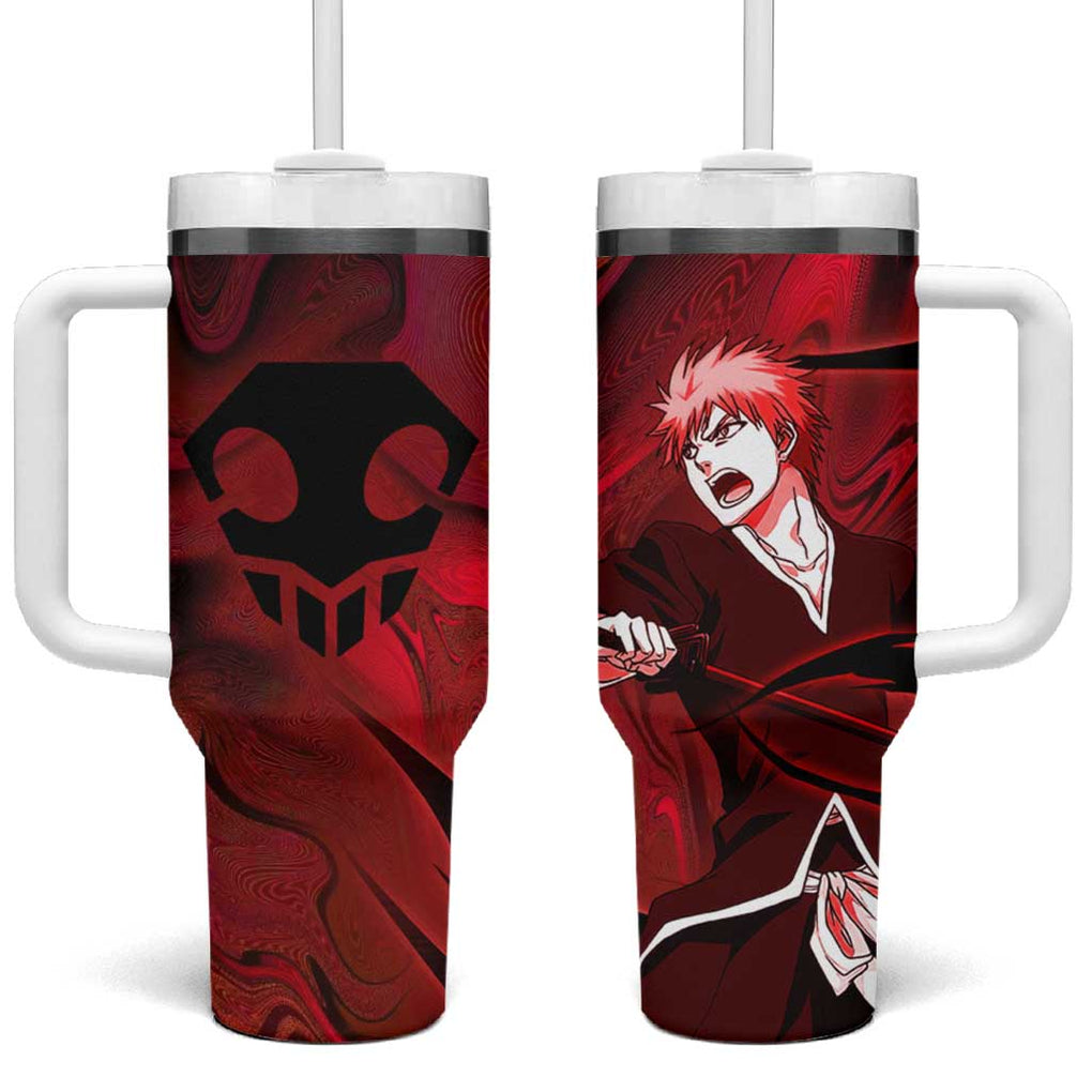Ichigo True Shikai Bleach Tumbler With Handle Anime Mix Trippy Style TS04