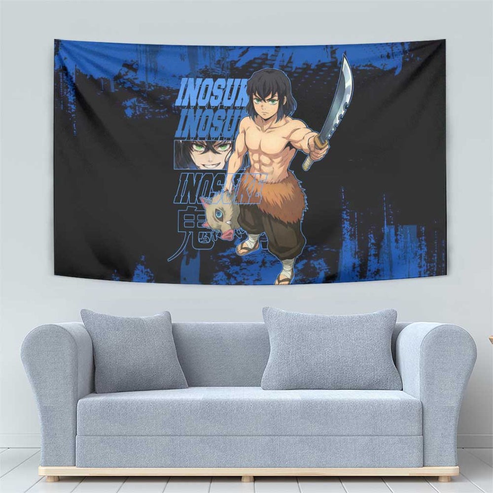 Inosuke Hashibira - Demon Slayer Tumbler With Handle Anime Japan Style TS04 Inosuke Hashibira - Demon Slayer Tumbler With Handle Anime Japan Style TS04