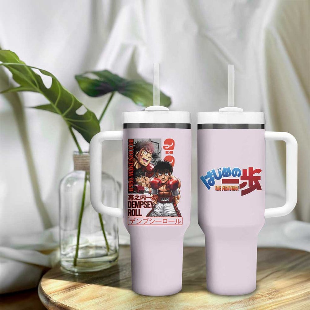 Ippo Makunouchi Hajime no Ippo Tumbler With Handle Anime Style TS04 Ippo Makunouchi Hajime no Ippo Tumbler With Handle Anime Style TS04