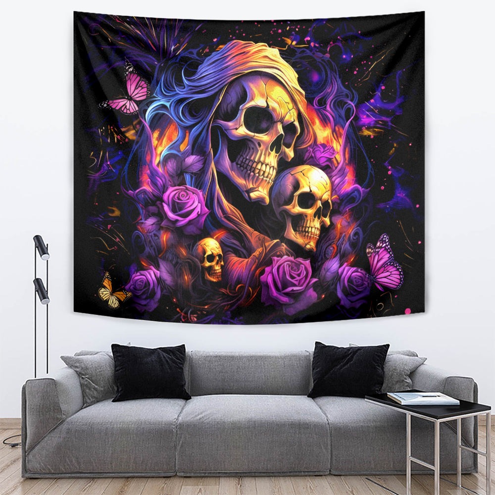 Irish Skull Tapestry Good Girl Drinve Wine, Badass Girl Chug Beer DT01 Irish Skull Tapestry Good Girl Drinve Wine, Badass Girl Chug Beer DT01