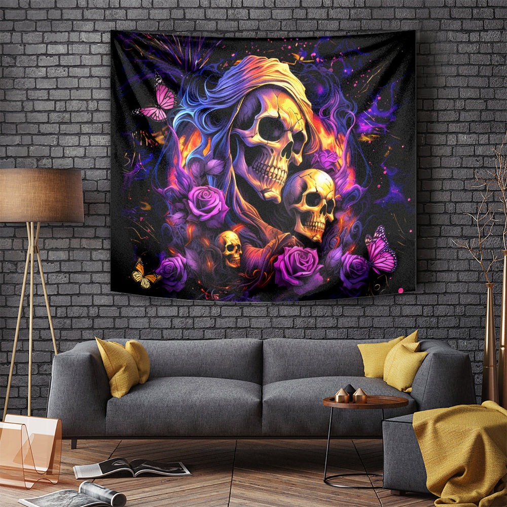 Irish Skull Tapestry Good Girl Drinve Wine, Badass Girl Chug Beer DT01 Irish Skull Tapestry Good Girl Drinve Wine, Badass Girl Chug Beer DT01