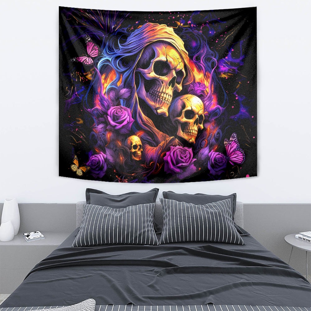 Irish Skull Tapestry Good Girl Drinve Wine, Badass Girl Chug Beer DT01 Irish Skull Tapestry Good Girl Drinve Wine, Badass Girl Chug Beer DT01