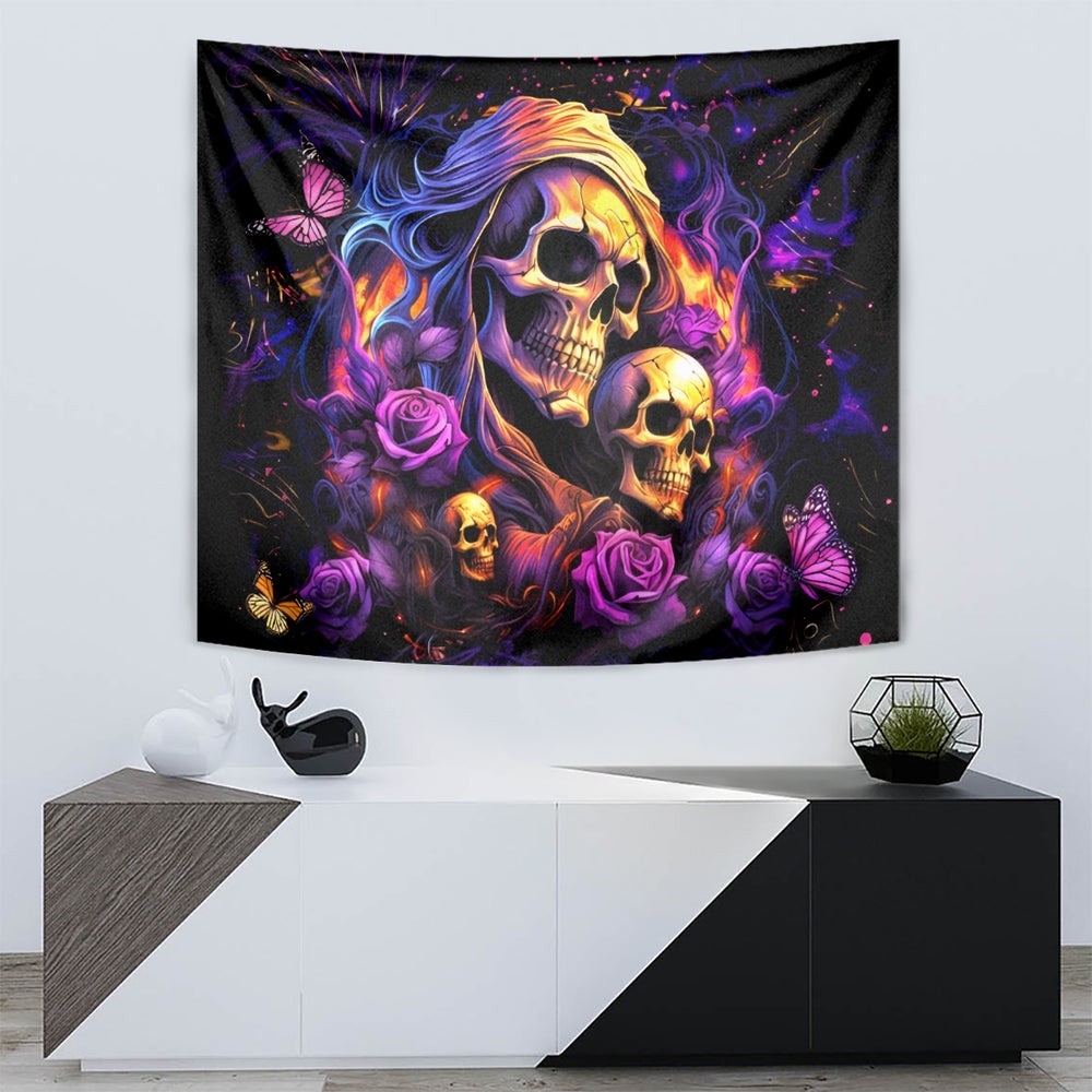 Irish Skull Tapestry Good Girl Drinve Wine, Badass Girl Chug Beer DT01 Irish Skull Tapestry Good Girl Drinve Wine, Badass Girl Chug Beer DT01