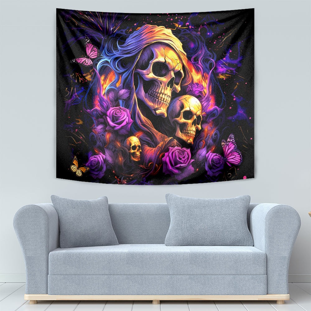 Irish Skull Tapestry Good Girl Drinve Wine, Badass Girl Chug Beer DT01 Irish Skull Tapestry Good Girl Drinve Wine, Badass Girl Chug Beer DT01