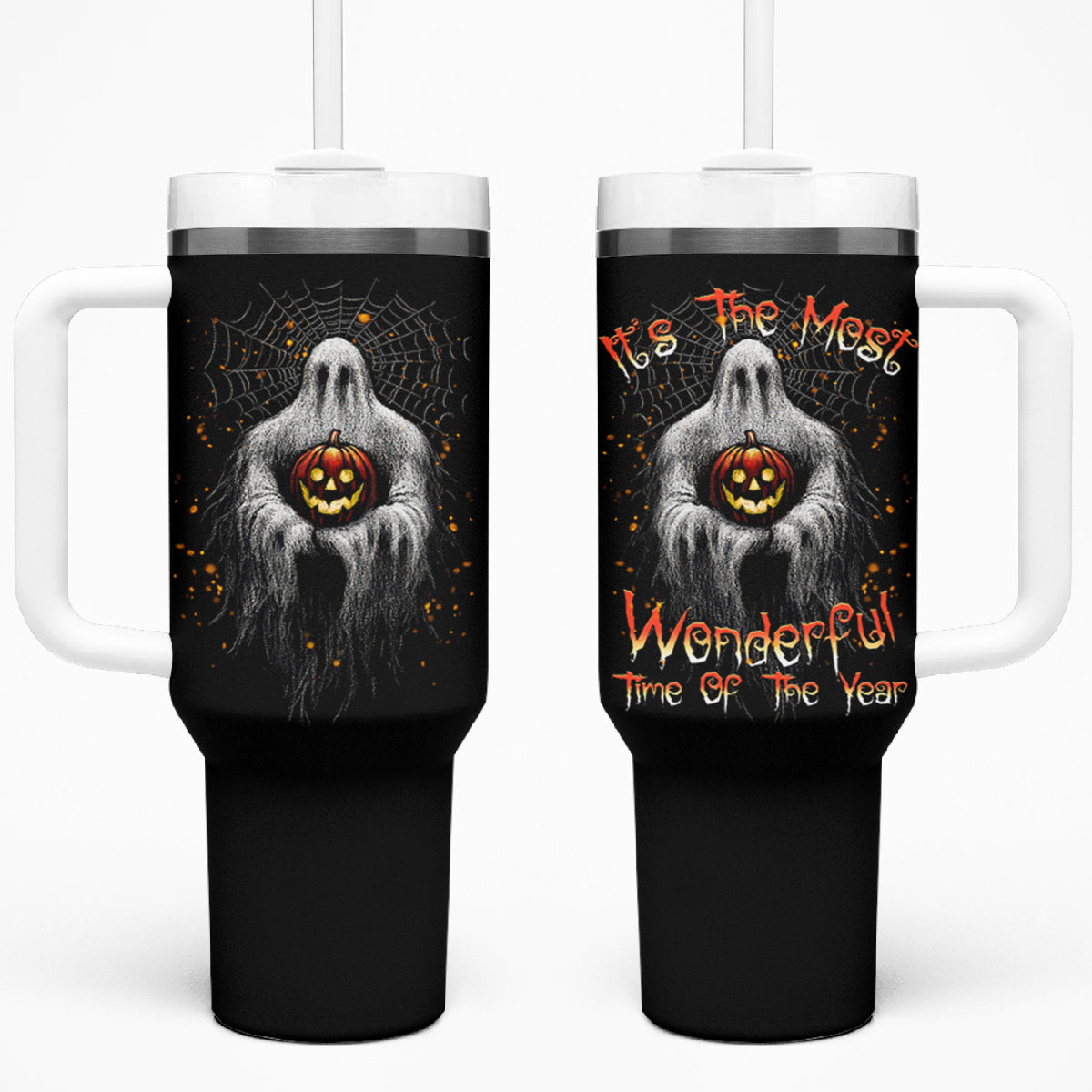 It's The Most Wonderful Time Halloween Tumbler With Handle TS04