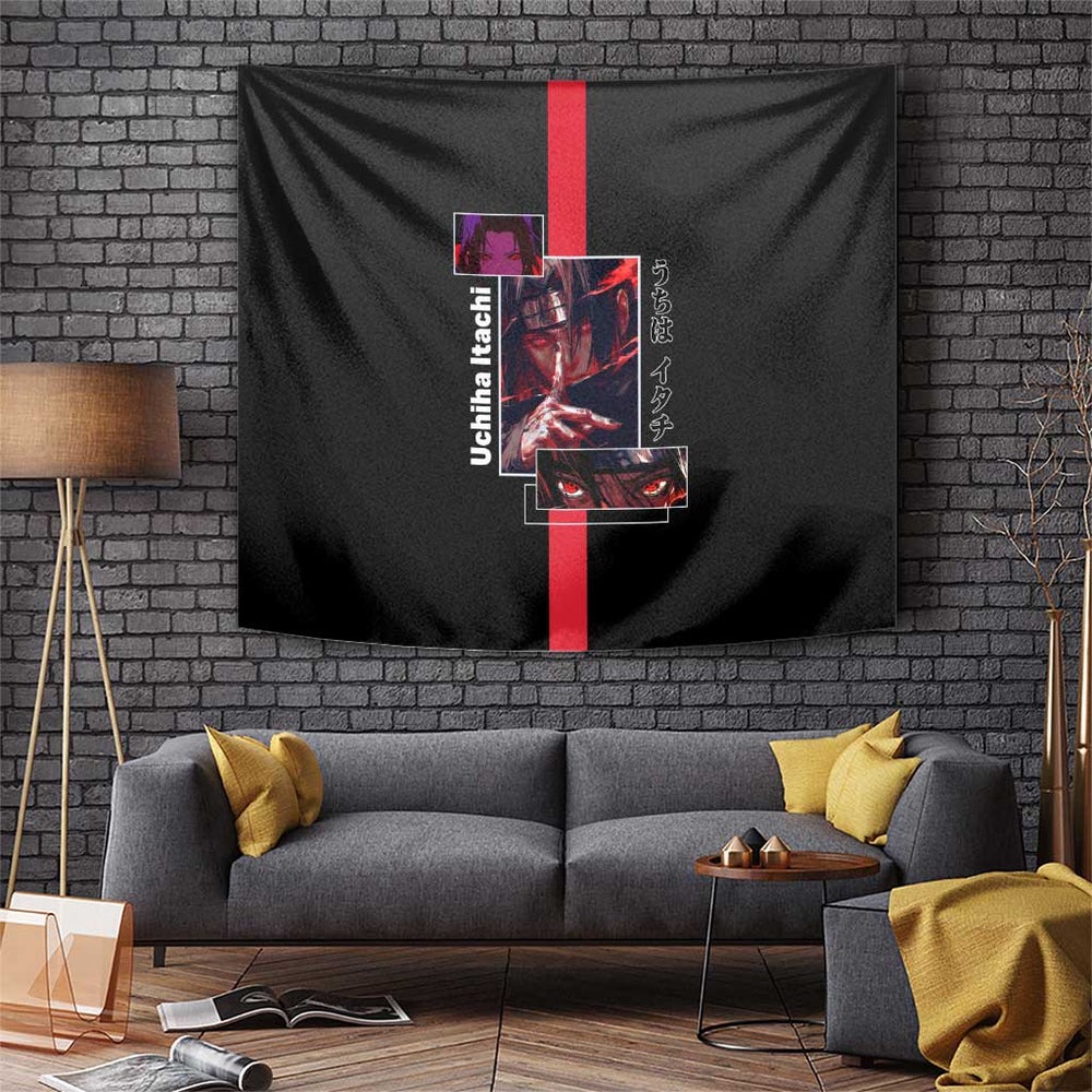 Itachi Uchiha - Naruto Tapestry Anime Mix Manga Style TS04 Itachi Uchiha - Naruto Tapestry Anime Mix Manga Style TS04