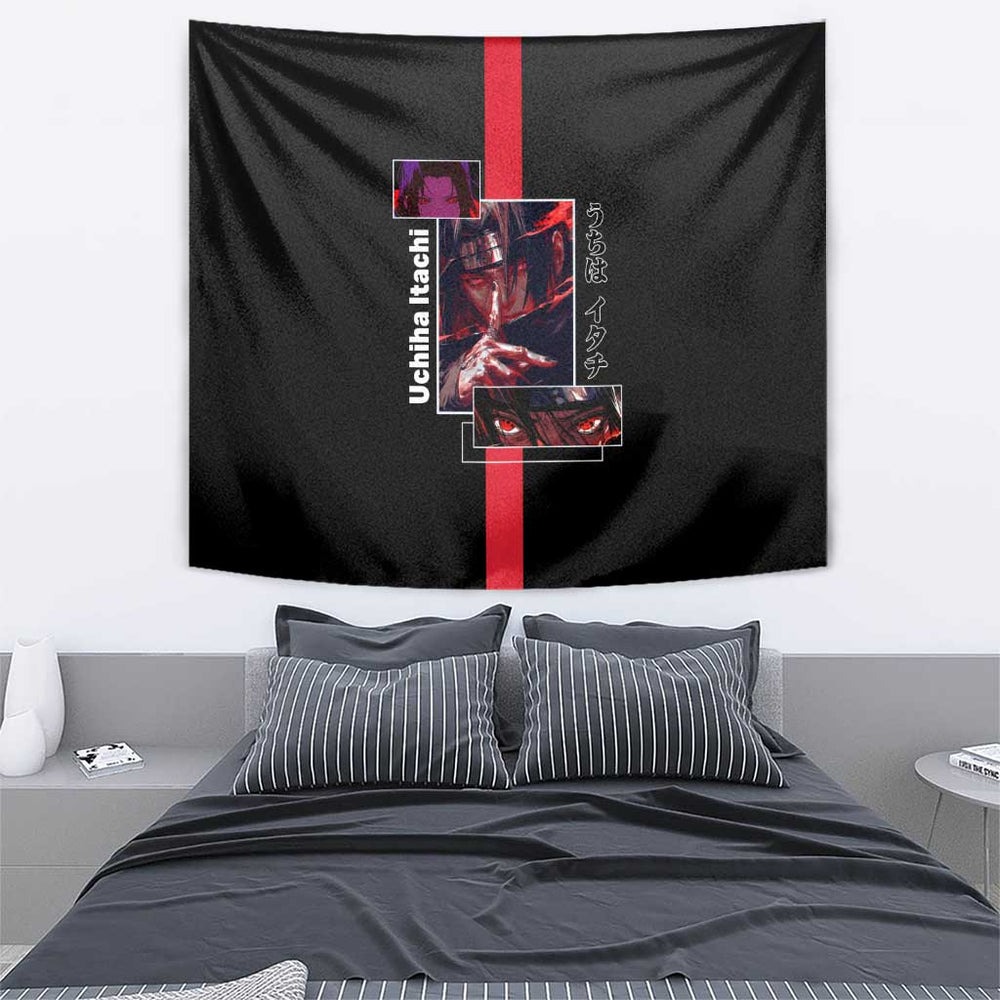 Itachi Uchiha - Naruto Tapestry Anime Mix Manga Style TS04 Itachi Uchiha - Naruto Tapestry Anime Mix Manga Style TS04