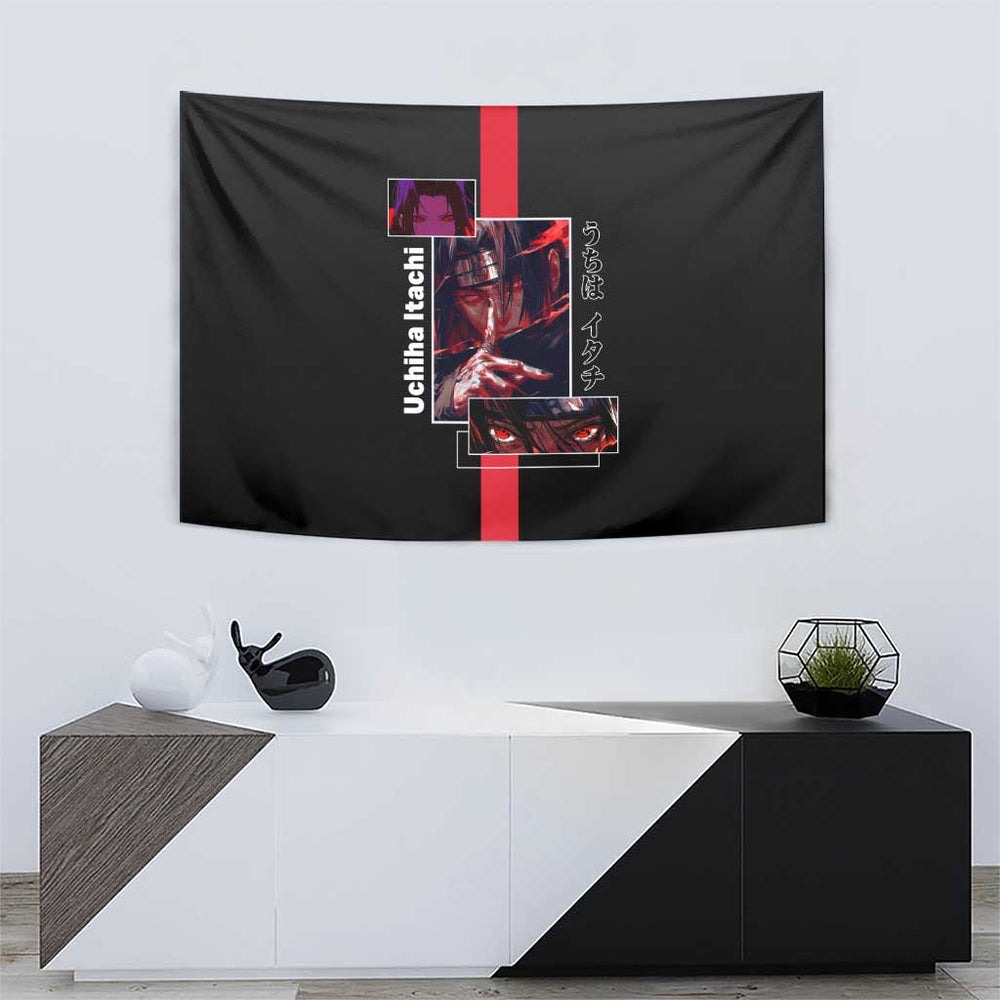 Itachi Uchiha - Naruto Tapestry Anime Mix Manga Style TS04 Itachi Uchiha - Naruto Tapestry Anime Mix Manga Style TS04