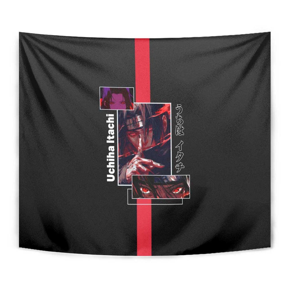 Itachi Uchiha - Naruto Tapestry Anime Mix Manga Style TS04 Itachi Uchiha - Naruto Tapestry Anime Mix Manga Style TS04