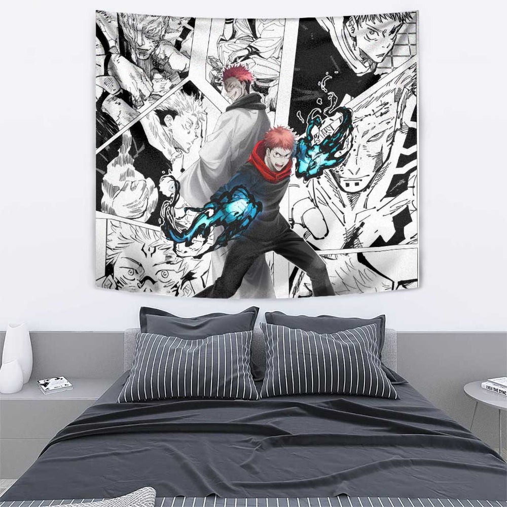 Itadori Yuji and Sukuna - Jujutsu Kaisen Tumbler With Handle Anime Japan Style TS04