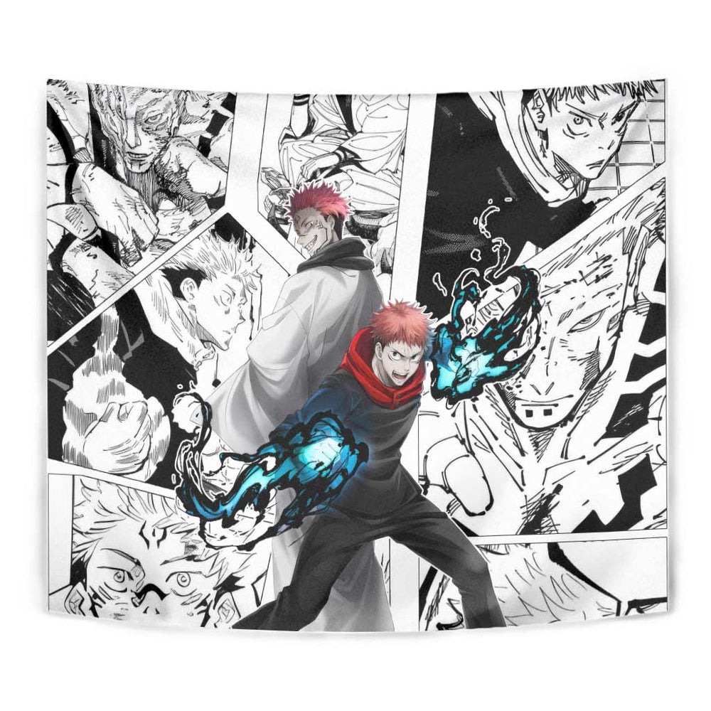 Itadori Yuji and Sukuna - Jujutsu Kaisen Tumbler With Handle Anime Japan Style TS04 Itadori Yuji and Sukuna - Jujutsu Kaisen Tumbler With Handle Anime Japan Style TS04