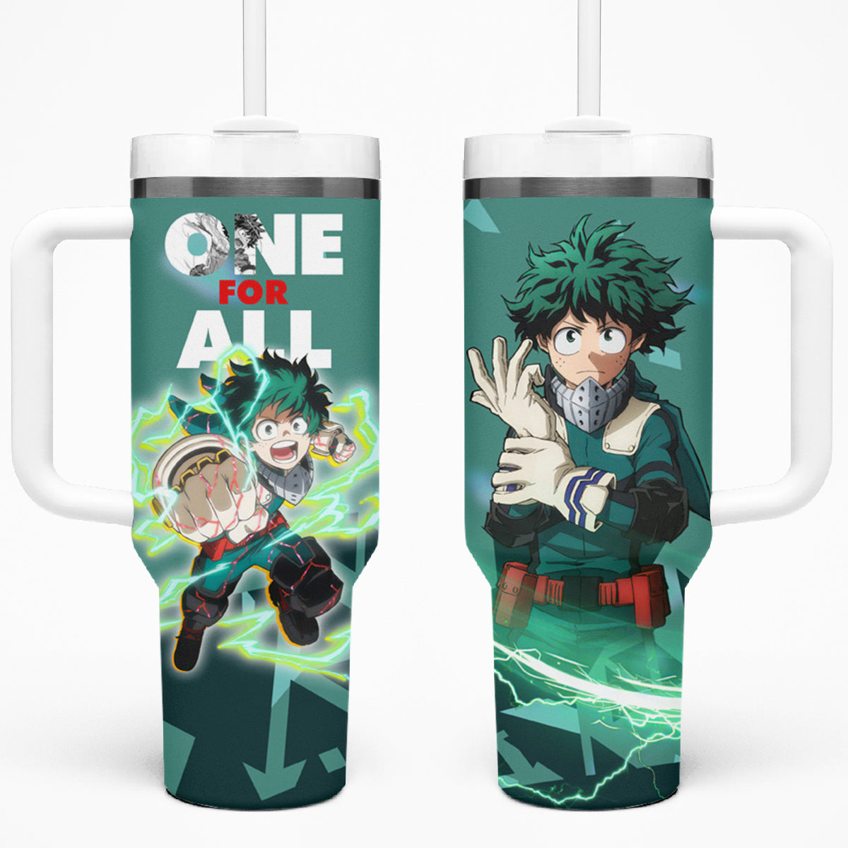 Izuku Midoriya - My Hero Academia Tumbler With Handle Anime Style TS04