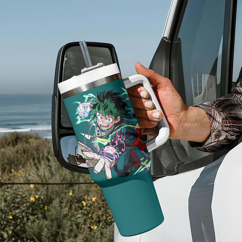 Izuku Midoriya Tumbler With Handle TS04