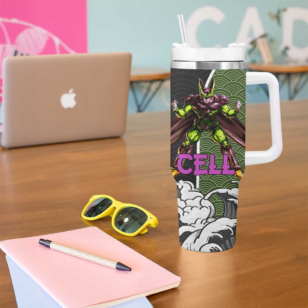 Japanese Kanagawa - Dragon Ball Tumbler With Handle Anime Japan Style TS04 Japanese Kanagawa - Dragon Ball Tumbler With Handle Anime Japan Style TS04