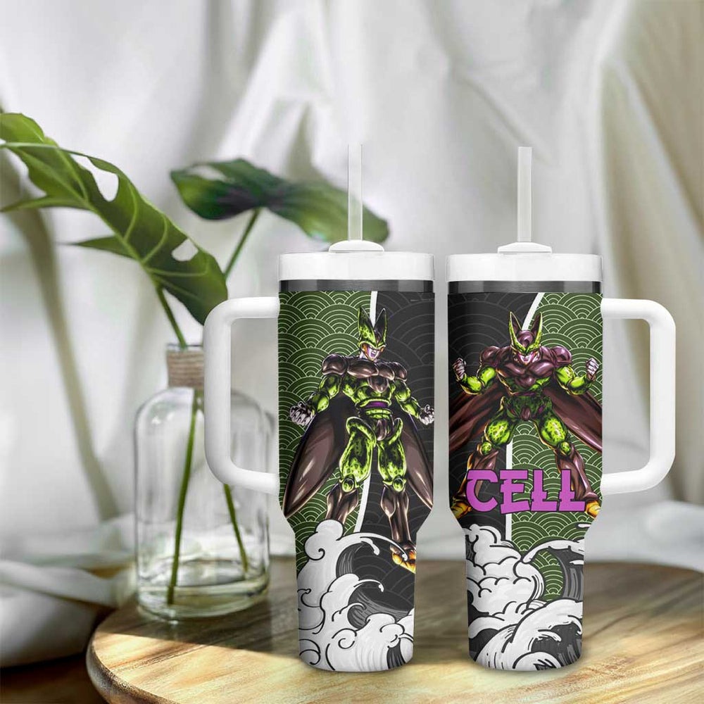 Japanese Kanagawa - Dragon Ball Tumbler With Handle Anime Japan Style TS04 Japanese Kanagawa - Dragon Ball Tumbler With Handle Anime Japan Style TS04