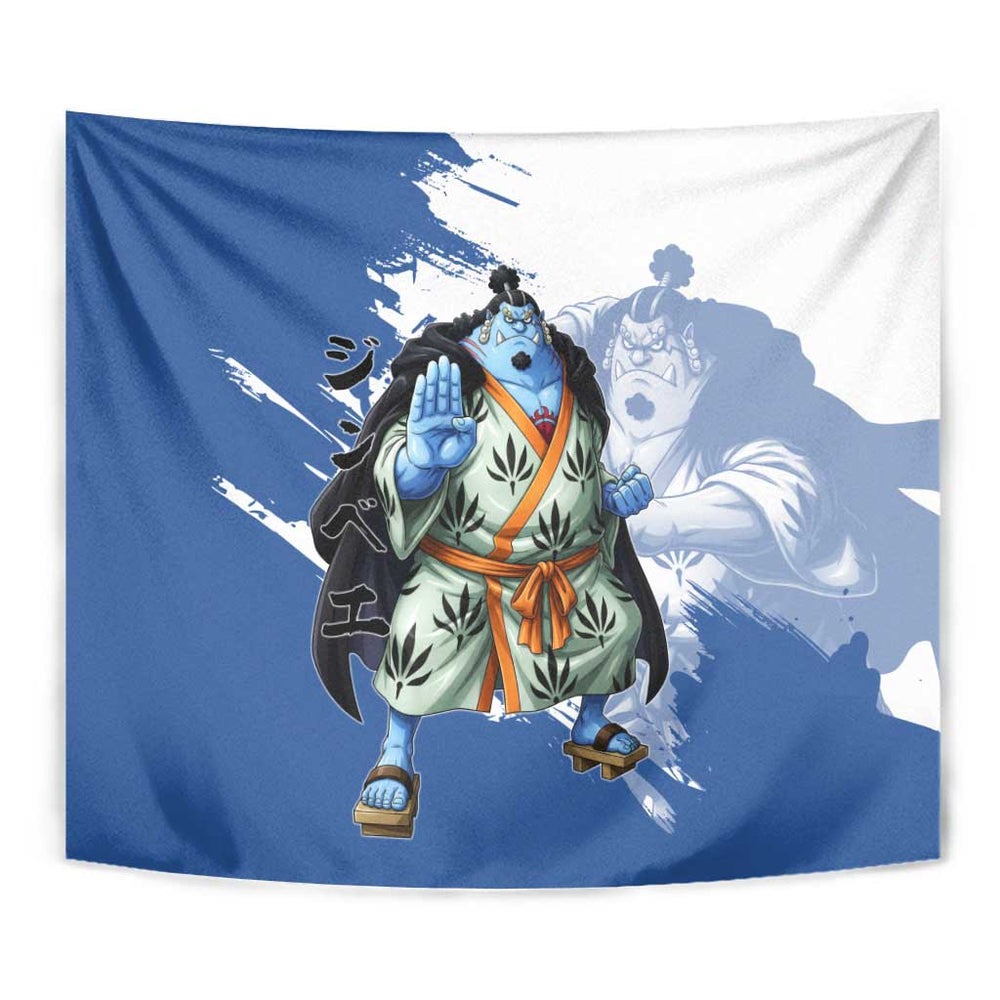 Jinbe One Piece Anime Tapestry Japanese Samurai Illustration Graphic TS04 Jinbe One Piece Anime Tapestry Japanese Samurai Illustration Graphic TS04