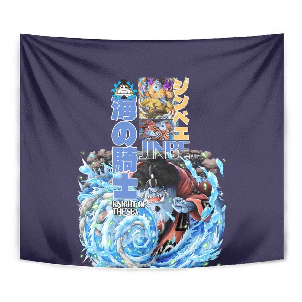 Jinbe V2 One Piece Tapestry Anime Style TS04 Jinbe V2 One Piece Tapestry Anime Style TS04