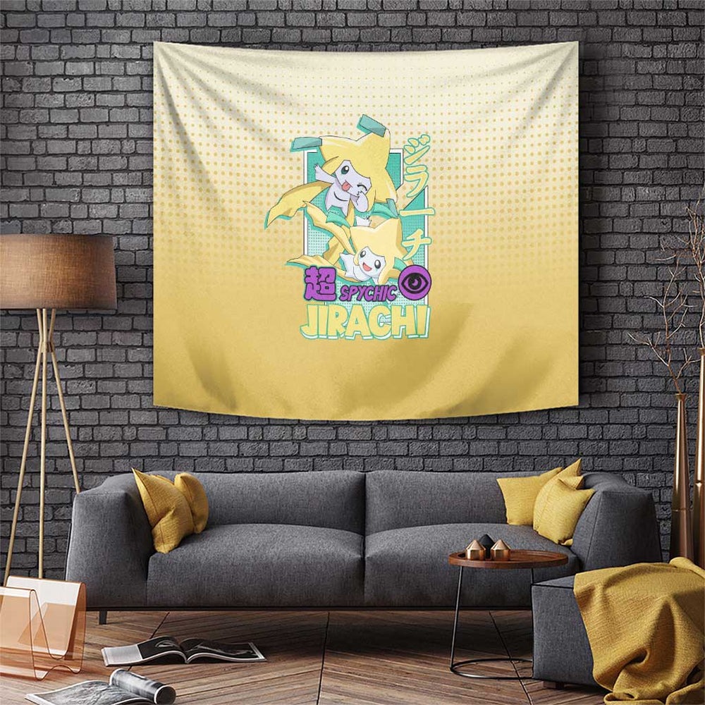 Jirachi from Poké Tapestry with Psychic Type Power and Cute Design TS04