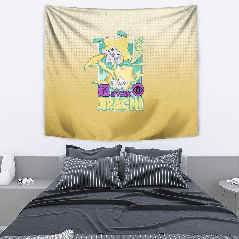 Jirachi from Poké Tapestry with Psychic Type Power and Cute Design TS04