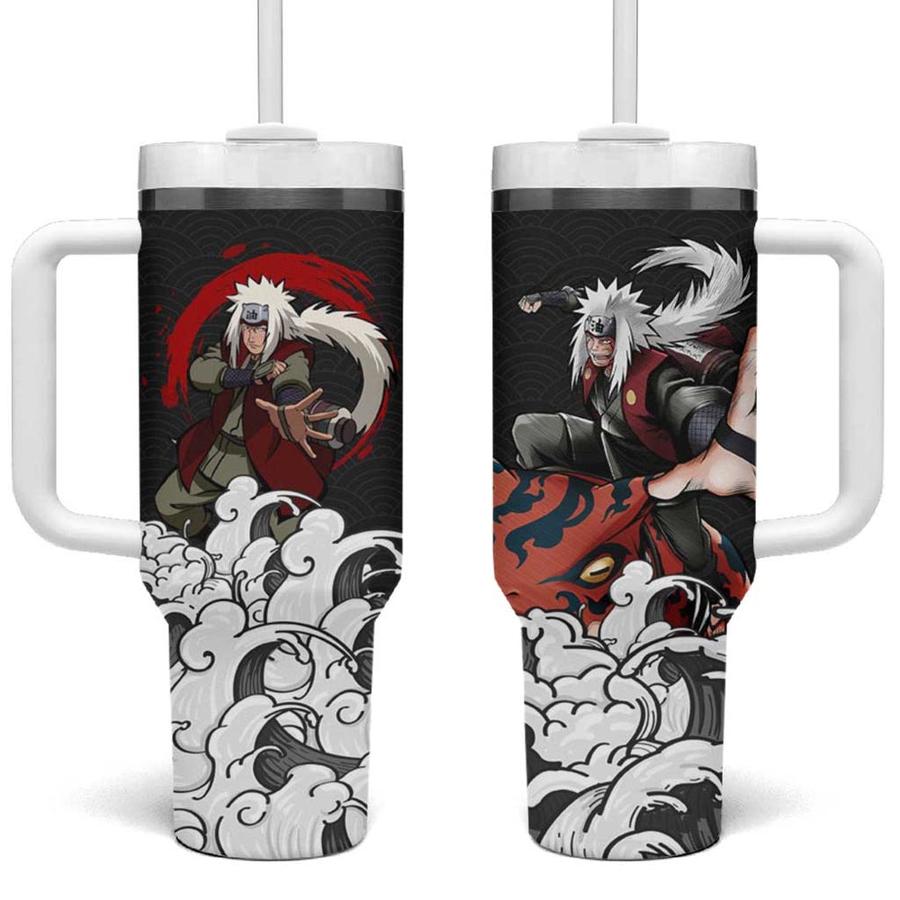 Jiraiya Japanese Kanagawa - Naruto Tumbler With Handle Anime Japan Style TS04 Jiraiya Japanese Kanagawa - Naruto Tumbler With Handle Anime Japan Style TS04