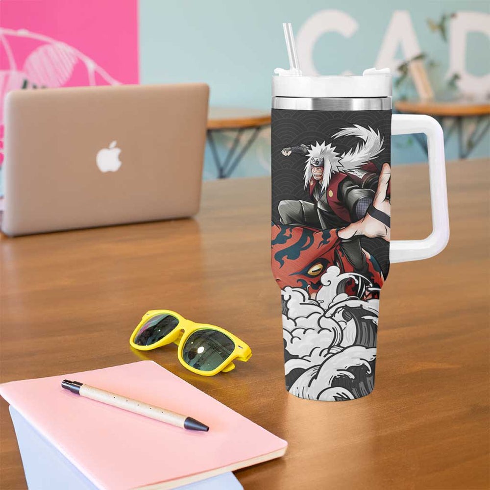 Jiraiya Japanese Kanagawa - Naruto Tumbler With Handle Anime Japan Style TS04 Jiraiya Japanese Kanagawa - Naruto Tumbler With Handle Anime Japan Style TS04