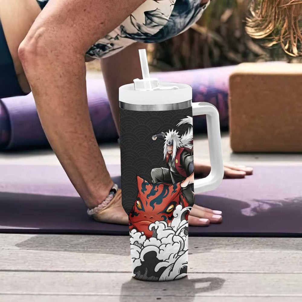 Jiraiya Japanese Kanagawa - Naruto Tumbler With Handle Anime Japan Style TS04 Jiraiya Japanese Kanagawa - Naruto Tumbler With Handle Anime Japan Style TS04
