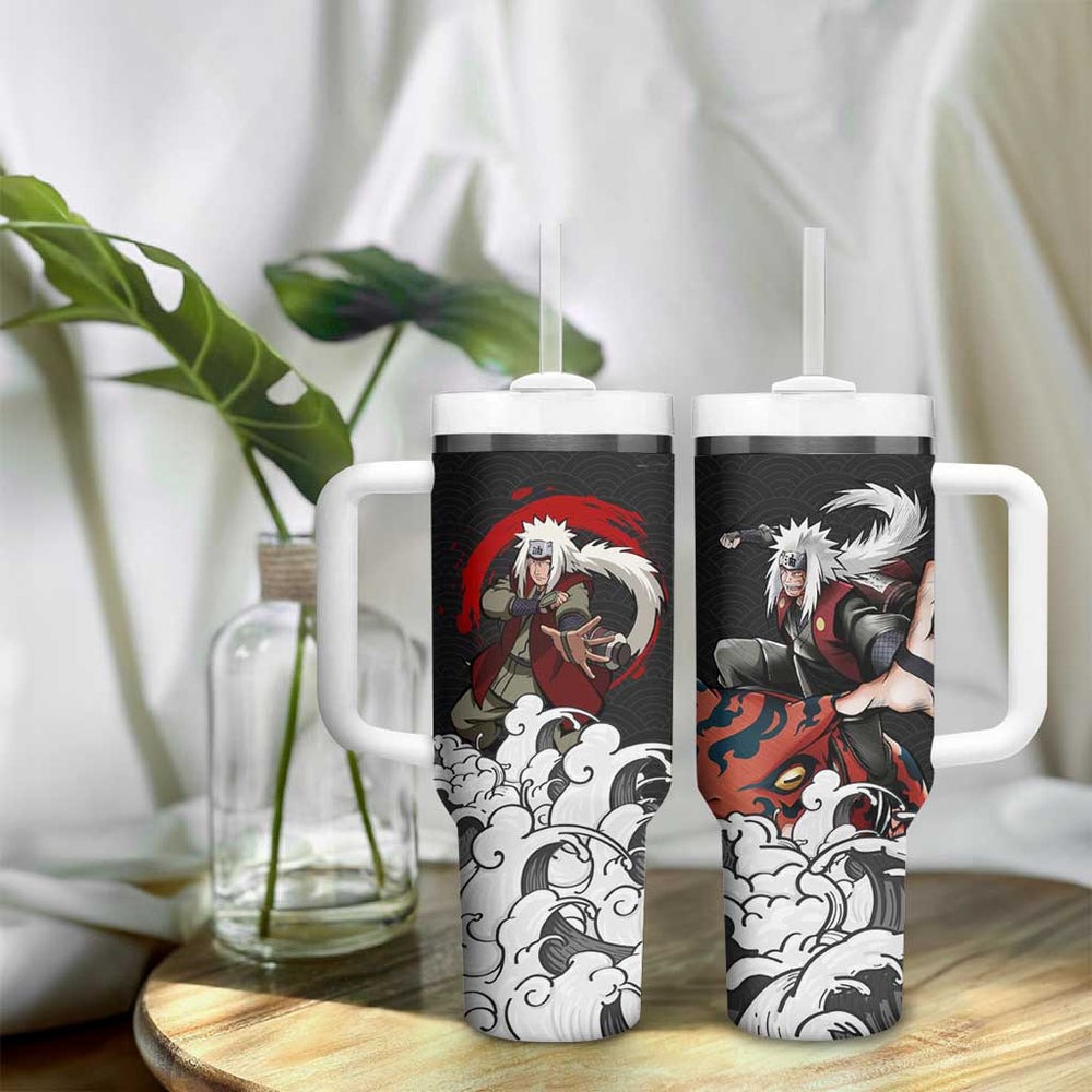 Jiraiya Japanese Kanagawa - Naruto Tumbler With Handle Anime Japan Style TS04 Jiraiya Japanese Kanagawa - Naruto Tumbler With Handle Anime Japan Style TS04