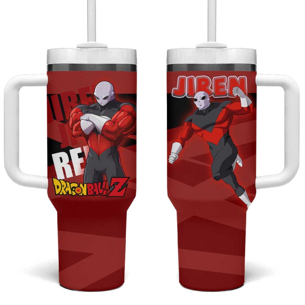 Jiren Dragon Ball Tumbler With Handle Anime Mix Text Pattern Abstract Style TS04 Jiren Dragon Ball Tumbler With Handle Anime Mix Text Pattern Abstract Style TS04
