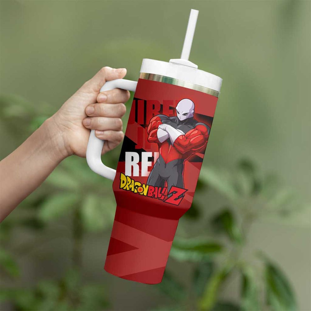 Jiren Dragon Ball Tumbler With Handle Anime Mix Text Pattern Abstract Style TS04 Jiren Dragon Ball Tumbler With Handle Anime Mix Text Pattern Abstract Style TS04